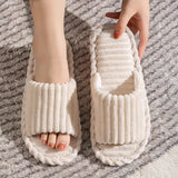 Unisex Hausschuhe mit Offenen Zehen | Drinnen – Beige
