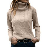 Jocelyn | damen rollkragenpullover – Beige