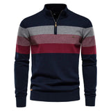 Neuhaus - Stilvoller Pullover mit Stehkragen – Marineblau