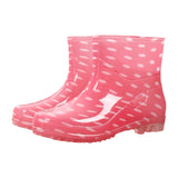 Damen Wasserdichte Gummistiefel | Mit Bunter Druck – Rosa