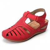 Nova - Sandalen mit Klettverschluss – Rot