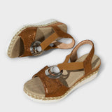 Hermia™  Damen Freizeit-Sandalen – Braun