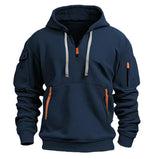 Oakley – Robuste Arbeitskapuzenjacke – Blau