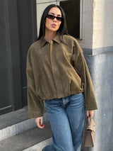 Stylische Übergangsjacke für Damen | Grün – Grün