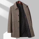 Edwin -| Herren Warme mantel – Braun