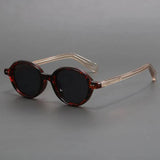 Saskia | Klassische Runde Sonnenbrille – Rot