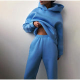Mave | Oversize-Jogging-Set – Blau