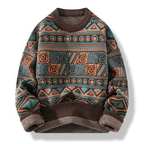 Benjamin | Vintage Isländischer Pullover – Braun