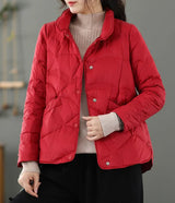 Lindy – schicke und bequeme damenjacke – Rot