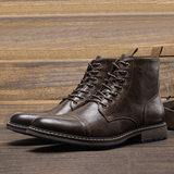 Thorsten | Modische Lederstiefeletten – Braun (3 Paare übrig)