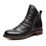 Zenro – Stilvolle Freizeitstiefel – Schwarz