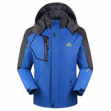Herren-Skijacke mit Kapuze | Winter-Oberbekleidung – Dunkelblau