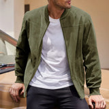 Norven™ Jacke In Wildleder-Optik Mit Premium-Komfort – Armeegrün