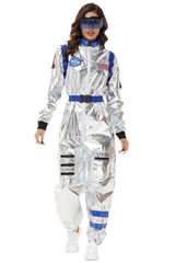 Weltraum-Astronaut Halloween Kostum – Blau-3
