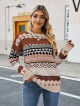 Vintage Damen Pullover - Sophie – Braun