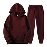 Erik | Sportiver Herren-Track­suit – Bordeauxrot