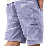 Jesper – Bequeme Cargoshorts – Lila