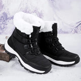 Nordika™-Stiefel mit kuscheligem Futter und rutschfester Sohle / Sicherheit und Wärme für extreme Kälte! – Schwarz