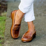 MALINA - Hochwertige orthopädische Slipper – Braun