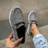 Ilyana | Damen Ultra-Leichte Komfortschuhe – Schuhe Leicht Aktiv – Dunkelgrau