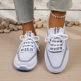 Movelle™ Sneaker mit Extrem Leichtem Tragegefühl und Atmungsaktivem Komfort – Weiß mit Blau