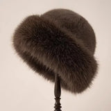 Beate Luxe Pelzmütze – Braun