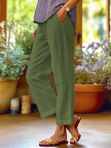 Küstenbrise Hose – Hellgrün