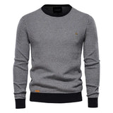 Steinmann | Herrenpullover mit Rautenmuster – Schwarz