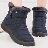 Damen Winter-Schneestiefel | Lässig – Blau