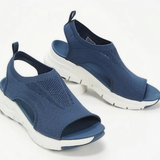 Mila - Keilsohlen-Sandalen – Blau