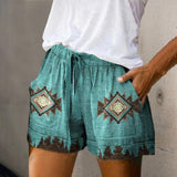 Chill-Chic - Leichte entspannte Shorts – Blau