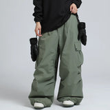 Unisex Hose | lockere Bundausführung mit weiter Beinform – Olivgrün