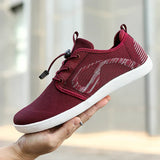 Miles - Schnürschuhe mit Netz-Oberfläche – Red