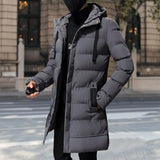 Luxuriöse Steppjacke für Herren – Grau