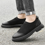 Bequeme premium-herrenschuhe für den alltag – Schwarz