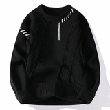 Strickpulli für Männer – Schwarz