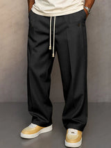 DIDIER - Elegante Hose mit Kordelzug – Schwarz