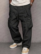 Fenix - Soft-Touch Cargo-Jogginghosen – Schwarz