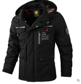 Hochwertige wasserdichte winterjacke für männer – Schwarz