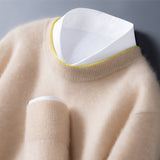 Bennett - Eleganter Cashmere-Pullover – Beige