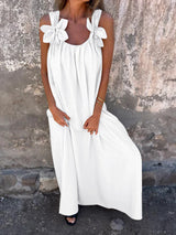 Luna | Maxi-Kleid – Weiß