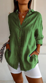 Tanja | Elegante Bluse – Grün