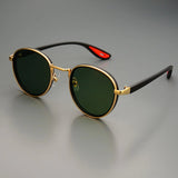 NoirGlow – Luxe Eclipse Rundsonnenbrille – Giftnebel