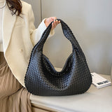 Margo - Gewebte Tasche – Schwarz