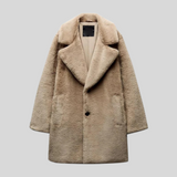 Damen Winter Teddy Mantel | Warme – Braun