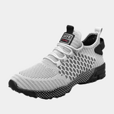 William - Atmungsaktive Turnschuhe aus Mesh – Grau
