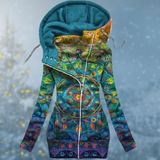 Cecelia - Pullover Winterfrau – Blau Grün