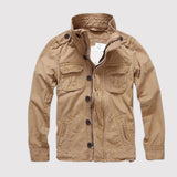 Clark - Retro-Jeansjacke mit mehreren Taschen – Khaki