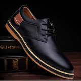 David - Echte Lederschuhe für Herren – Schwarz