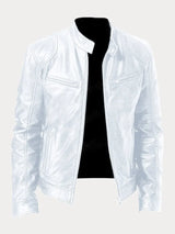 Zarek – Stilvolle Freizeitjacke – Weiß